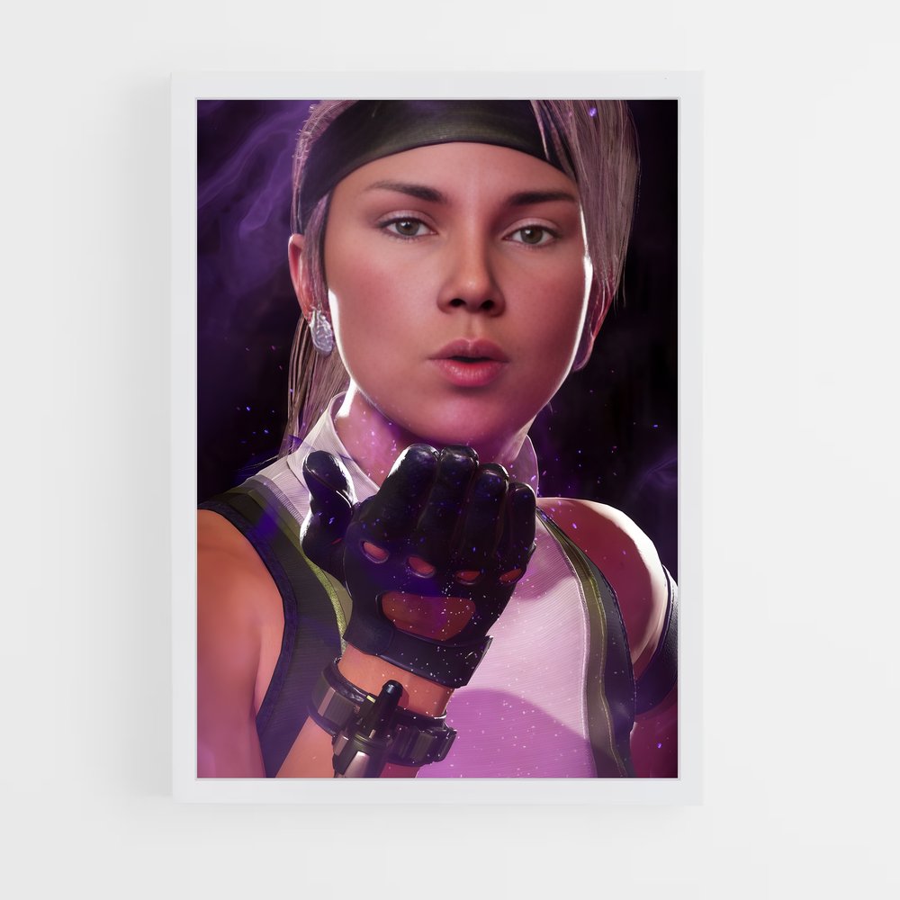 Poster Sonya de blade – affiche Mortal kombat (vue 3)